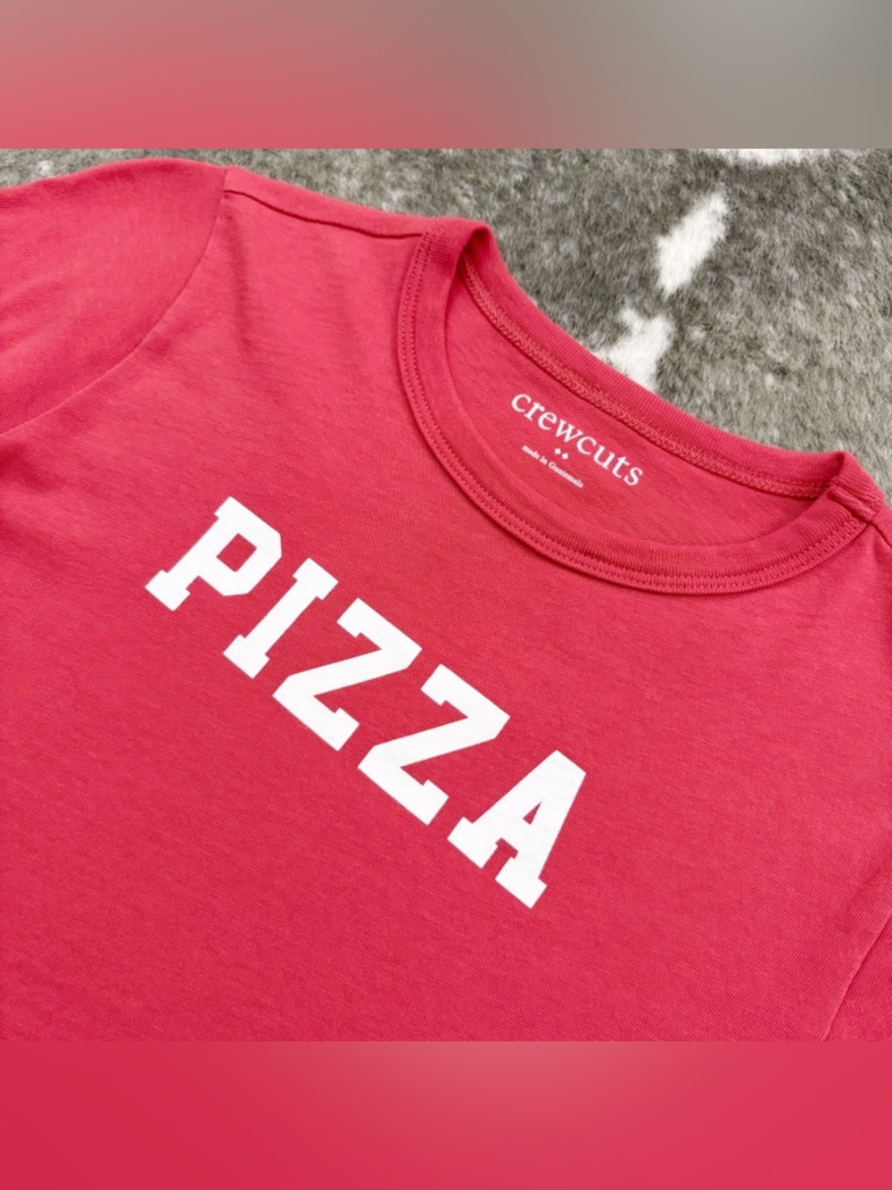 J. Crew Crewcuts Pizza Tee Medium 8-9 - Picture 3 of 10